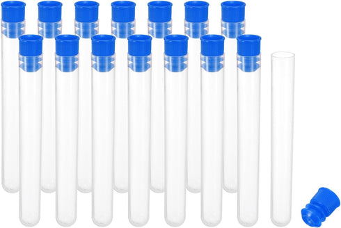 PATIKIL 4" Length Plastic Sewing Needle Storage Holder, 15 Pcs Portable Matte Embroidery Needle Pin Toothpick Storage Tubes Case for Craft Knittin...