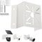 Exterior Wall Corner Mount Bracket Solid Metal for Surveillance Systems, Corner Mount Holder for Security Cameras Installing to Reach A Wider View...