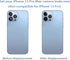 3pcs/Set Rear Back Camera Lens Covers Replacement for iPhone 13 Pro Max Back Rear Glass Camera Lens Replacement for iPhone 13 Pro Max with Pre-Ins...