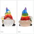 Cabilock Small Rainbow Gnome Garden Statue Scandinavian Tomte Nisse Figurine Gay Pride LGBTQ Cheer Up Decorations for Home Farmhouse Kitchen Decor...