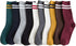 Striped Crew Socks 10 Pairs Retro Cute Long Tube Crew Socks for Women...