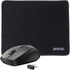 Ergonomic Bluetooth Mouse and Mouse Pad for Laptop, Silent Mouse with 3-Levels DPI, USB Nano Receiver for Android PC Notebook Computer Mac-Black...