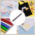 Joelver Maker Hot Foiling Pen with 4 Size Metal Tips &1pc Gold Heat Activated Foil Rolls,Hot Foil Quill Pen for Card Making Scrapbooking Tools, US...
