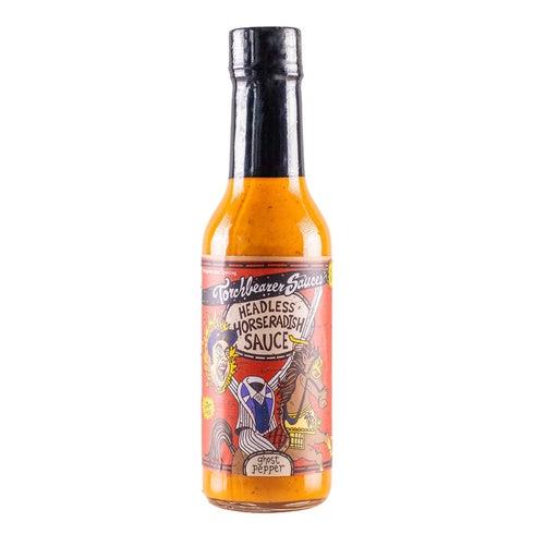 Headless Horseradish by Torchbearer Sauces, Fiery Heat Hot Sauce With Flavors of Horseradish, Garlic & Dry Mustard, Made With All Natural Ingredie...