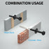 HOME VISION Lag Bolt Kit for TV Wall Mount, Including M7x55mm Lag Bolts, Wall Anchors, Washers, Allen Key, Bubble Level, for Wood Stud/Brick/Concr...