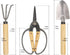 N&V Bonsai Scissors Set, 3 Pcs Set Including Bonsai Scissors, Mini Rake and Mini Shovel, For Arranging Flowers, Trimming Plants, For Grow Room or ...