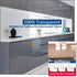 Clear Wall Protector Contact Paper, Kitchen Wall Stickers, Wall Protector Sheet for Trash Cans, Chair Bumpers, Carpet, Stove Backsplashes and Behi...