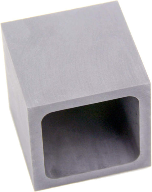 Graphite Ingot Mold, High Purity Refining Graphite, Melting Casting Mould for Gold Silver Aluminum Copper Brass Zinc Plumbum and Alloy Metals (1.9...