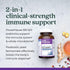 New Chapter All-Flora™ Probiotic Dual Immunity, Clinical-Strength Ingredients - Highly Concentrated Probiotics for Active Immune Support & Gut Hea...