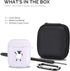 MAYCARI Cute Sheep Case for AirPods 2&1 with Keychain,?White? Animals Design Protective Soft TPU Cover Compatible with Apple AirPods Charging Case...