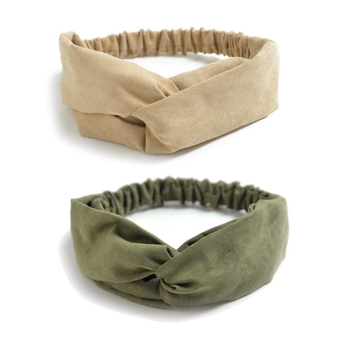 Headbands for Women 10 Pack Twist Knotted Stretchy Hair Bands...