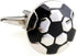 Soccer Ball Pair Cufflinks in a Presentation Gift Box & Polishing Cloth...