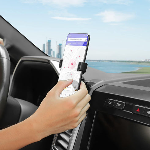 for F150 Dash Phone Mount Holder, Dashboard 360° Mobile Cell Phone Holder for Frod F150 2015 2016 2017 2018 2019 2020 Black...