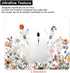 Garden Blooming Flowers Mouse Pad, Colourful Wildflowers Floral Mouse Mat with Waterproof Anti Slip Rubber Mousepad for Desktops, Computers, 9.5 X...