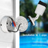 (ABS New) Security Camera Junction Box,Security Camera Bracket Outdoor,Plastic Waterproof Security Camera Mount Hide Cable Junction Box for Arlo S...