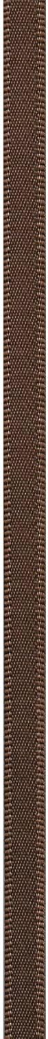 Offray 1/4" Wide Double Face Satin Ribbon, 100 Yards, Brown...