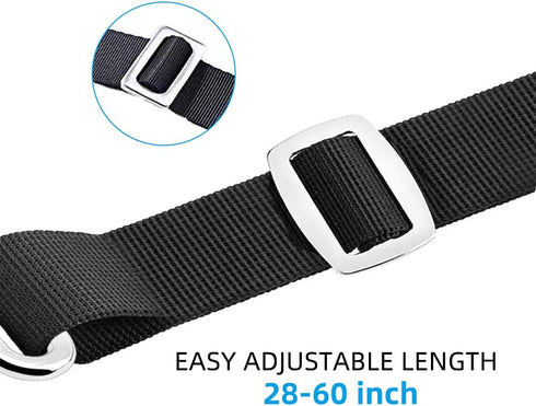 2 PCS Adjustable Heavy Duty Bimini Top Straps,Marine Grade Double Snap Hook Strap+ Pad Eye Straps,28"~60" Stainless Steel Boat Awning Hardware Acc...
