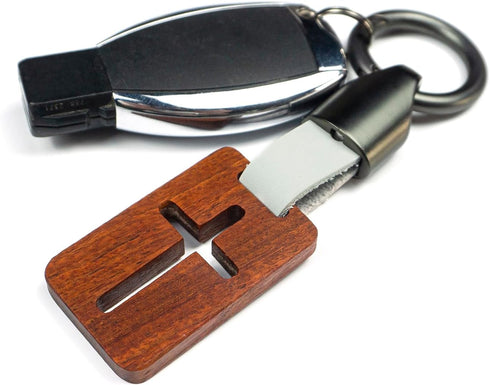 Handmade Stainless Steel Wooden Keychain | Backpack Car Pet Accessories | Cross Pendant Christian Gift for Good Luck...