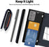 GOOSPERY for Samsung Galaxy Note 20 Ultra 6.9"(2020) Card Holder Wallet Case, Easy Magnetic Door Closure Protective Dual Layer Bumper Phone Back C...