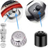 Steam Release Handle, Original Float Valve Replacement Parts with 3 Silicone Caps for Instant Pot Ultra 3, 6, 8 Qt?Instant Pot Duo/Duo Plus 3, 5, ...