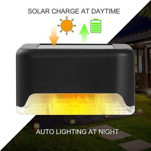 4Pack Solar Pool Light Cold White Solar Deck Lights Outdoor Waterproof Led, Solar Step Lights Stairs Lights Fence Lights Patio Lights Pathway Ligh...