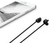 kwmobile Straps Compatible with Samsung Galaxy Buds/Buds Plus - 2X Silicone Holder for Wireless Earphones - Black/Red...