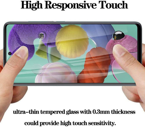 NC 2 Pack Privacy Screen Protector Compatible with Samsung Galaxy A33 / A42 / A32 / A12/ A13 / A02S / A03S, Tempered Glass Anti-Glare Full Coverag...