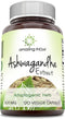 Amazing India Ashwagandha 500 mg Veggie Capsules Supplement | Made with Natural Ashwagandha | Non-GMO | Gluten Free (120 Count)...