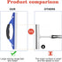 Super Flexible Silicone Squeegee, Auto Water Blade, Water Wiper, Shower Squeegee, Car Windshield, Window, Mirror, Glass Door...