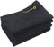 6 Pack Terry Velour Golf Towels, 11x18 Fingertip Towels, Sport Towels, Corner Grommet & Hook (Black, 6)...