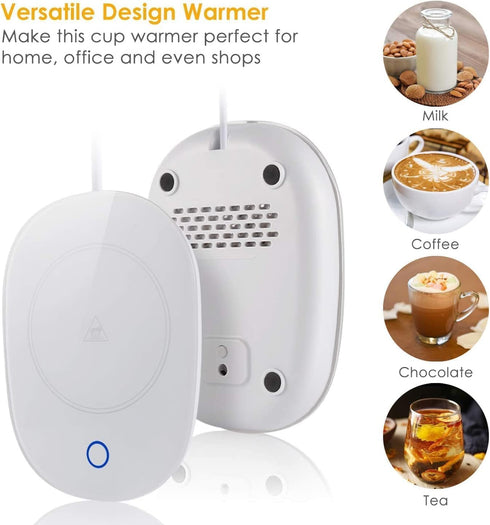 Coffee Mug Warmer, Smart Auto on/Off Coffee Mug Warmer, Suitable for Most Cups for Home, Office and School, Coffee Cup Warmer for Heating Milk, Co...