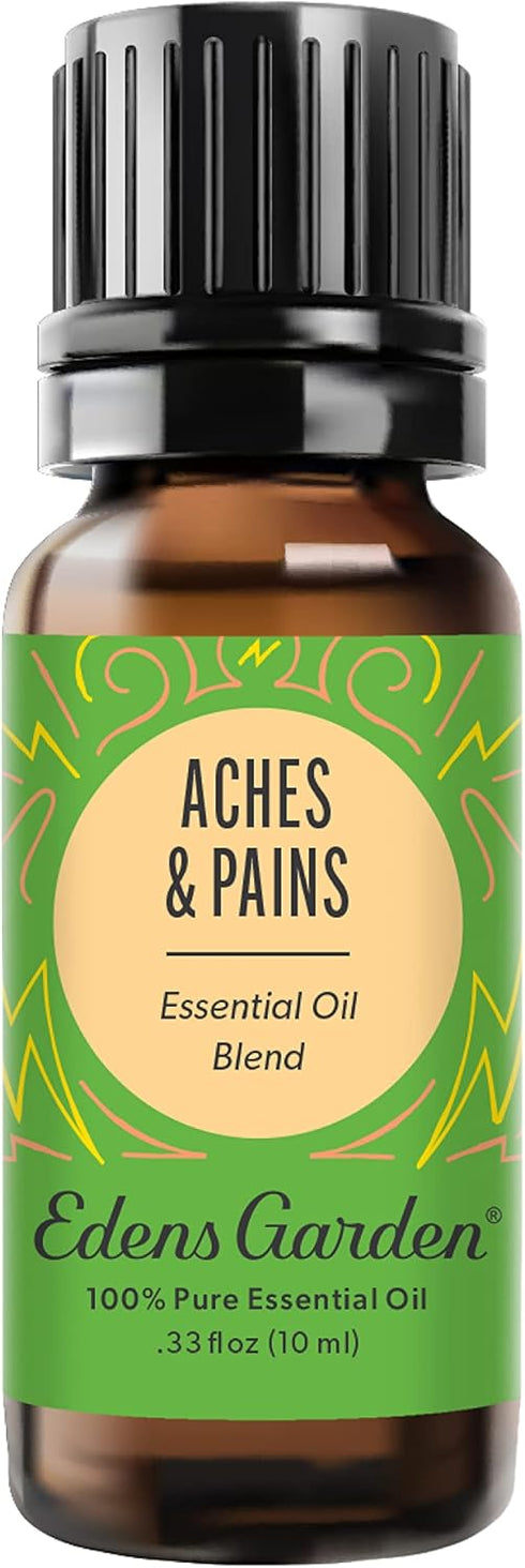 Edens Garden Aches & Pains "OK for Kids" Essential Oil Synergy Blend, 100% Pure Therapeutic Grade (Undiluted Natural/Homeopathic Aromatherapy Scen...