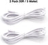 T5 T8 Extension Cords, 9ft Connector Cord, 3-Prong Extended Power Cable for Integrated LED Tube Light, Single LED Shop Garage Light Fixture, Under...