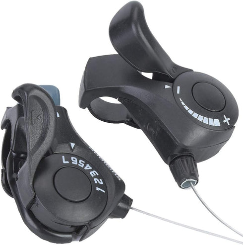 Bike Shifters, One Pair Outdoor Mountain Bicycle, 3X7 Thumb Gear Shifters, TX-30 Speed Shift Lever and Set...
