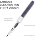 Bluetooth Earbuds Cleaning Pen, Multi-Function Cleaner Kit Soft Brush for Wireless Earphones Charging Box Accessories, Computer, Camera and Mobile...