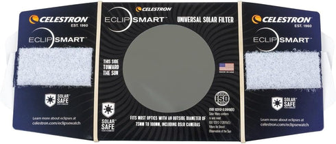 Celestron – EclipSmart Safe Solar Eclipse Telescope and Camera Filter – Meets ISO 12312-2:2015(E) Standards – Works with Your Telescope, Spotting ...