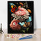 TUMOVO Paint by Numbers for Adults, Flowers and Colorful Butterflies Adult Paint by Number Kits DIY Oil Painting Kit Adults' Paint-by-Number Kits ...