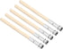 PATIKIL Pencil Extenders, 5 Pack Wooden Handle Art Adjustable Pencil Holder Extender for Artists Drawing Shading, Wood Color...