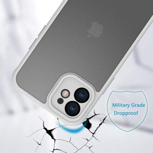 Matte Case for iPhone 11 Case,Shockproof Protective Hard Back Slim Case for iPhone Case 6.1 inch,Frosted Translucent Back Phone Cover, Anti-Finger...