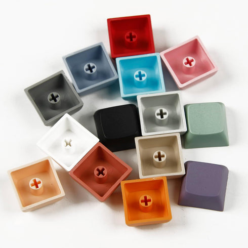 XDA Profile 1X Blank White Black Orange Red Gray Blue Beige 1u Keys for MX Mechanical Keyboard DIY Keycap...