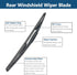 Rear Windshield Wiper Arm with Wiper Blade for Honda CR-V CRV 2007-2011/Acura MDX 2007-2020/ Nissan MURANO 2004-2007 Back Wiper Arm Blade Replacem...