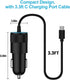 30W USB C Fast Car Charger for Samsung Galaxy Z Fold 6 Flip 6 S24 S23 S22 S21 S20+ S10e Ultra FE Plus 5G, Note 20 10, A55 A35 A25 A15 A14 A30 A05s...