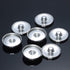 50 Pcs Snap Button Base Trays Blank Press Button Cabochon Settings DIY Jewelry Accessories for Snap Button Jewelry Making (16 MM)...