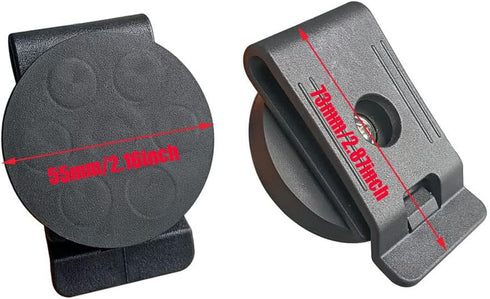 3 PCS Belt Magnetic Clips Heavy Duty Magnetic Tool Holder Black Magnet Belt Organizer for Screws Nails Screwdrivers Wrench Metal Accessories (Medi...