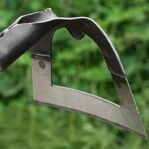 Handheld Hollow Hoe Thickened Manganese Steel Agricultural Weeding Hoe Planting Vegetable Gardening Loosening Soil Weeding Tools (M (23X14X13CM))...