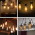 Leools Dimmable E26 led Bulb 8W Equal 75 watt Vintage LED Edison Bulb Clear Glass AC120V 2700K 800LM T14 LED Bulb for Ceiling Fan Light Bulbs, Pen...
