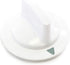 Red Hound Auto 1 White Dryer Timer Control Knob Replacement Compatible with General Electric Hotpoint RCA WE1M652