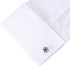 HONEY BEAR Twist Knot Cufflinks Steel for Mens Shirt Wedding Business Gift ,Blue and Black...