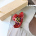 Red Rhinestone Hat Brooch Pin for Women Lapel Pins Elegant Dress Boutonniere Corsage Suit Tie Accessories Wedding Party Brooches Christmas Birthda...