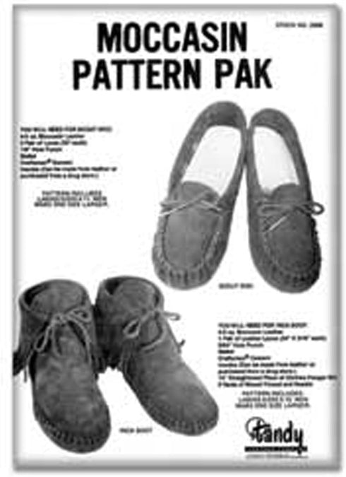 Tandy Leather Moccasin Pattern Pack 62668-00...